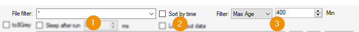 Filterung von Bildern im RunFromDirectory Dialog